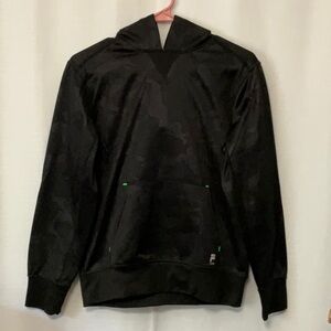 Fila Sport Kid Size L 14-16 Black Camouflage Hoodie